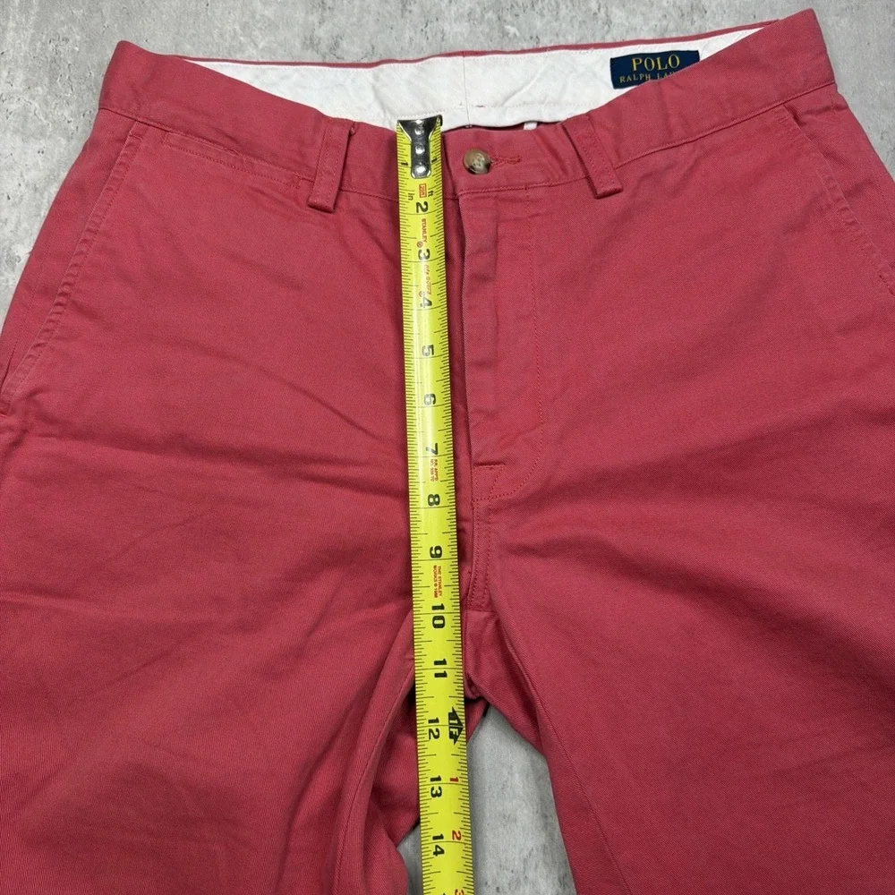 Polo Ralph Lauren Bedford Chino Classic Fit Red Cotton Twill Pants Size 32x30